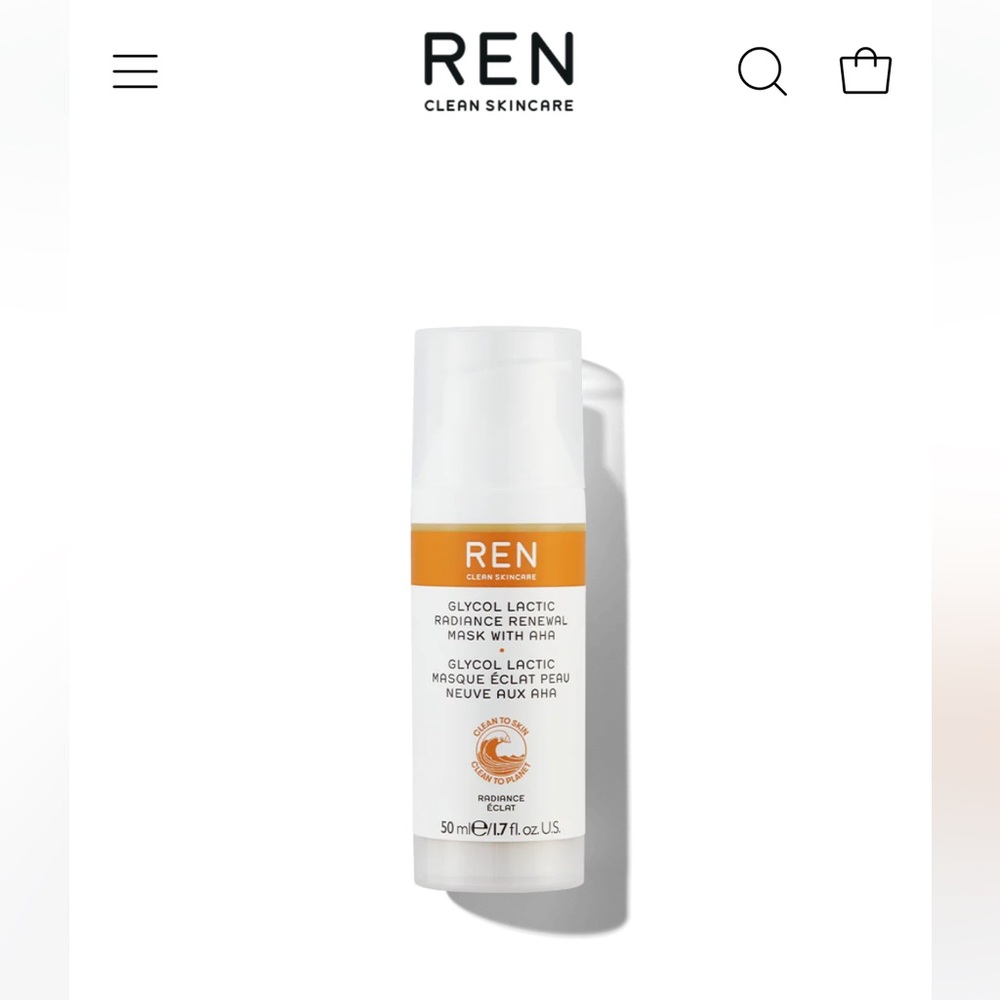 REN GLYCOL LACTIC RADIANCE RENEWAL MASK